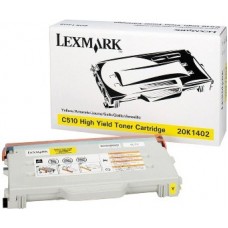 Тонер-картридж 20K1402 для Lexmark C510, желтый (6000 стр.)