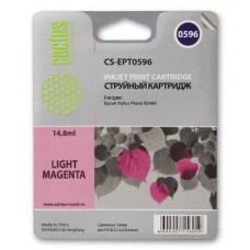 Картридж аналог C13T059640 (CACTUS CS-EPT0596) для Epson Stylus Photo R2400, светло-пурпурный (440 стр.)