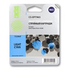Картридж аналог C13T09654010 (CACTUS CS-EPT965) для Epson Stylus Photo R2880, светло-голубой (13 мл.)